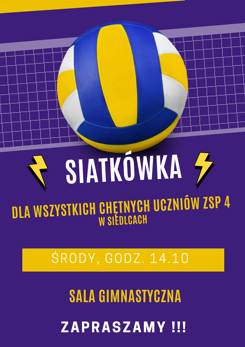 siatkówka plakat